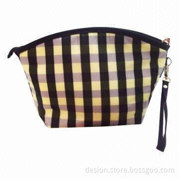 Cosmetic bag, made of cotton with unique pattern